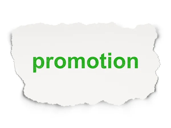 Werbekonzept: Promotion auf Papier — Stockfoto