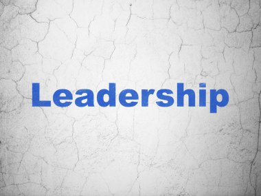 Ekonomi kavramı: duvar arka plan üzerinde liderlik