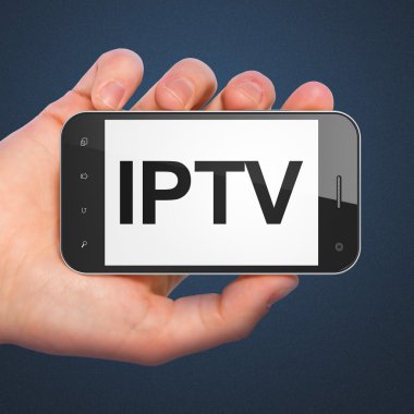 SEO web tasarım konsepti: IPTV Smartphone