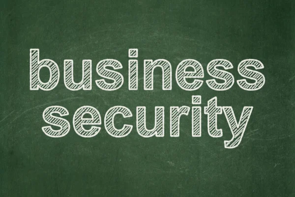 Concept de confidentialité : Business Security sur fond de tableau — Photo