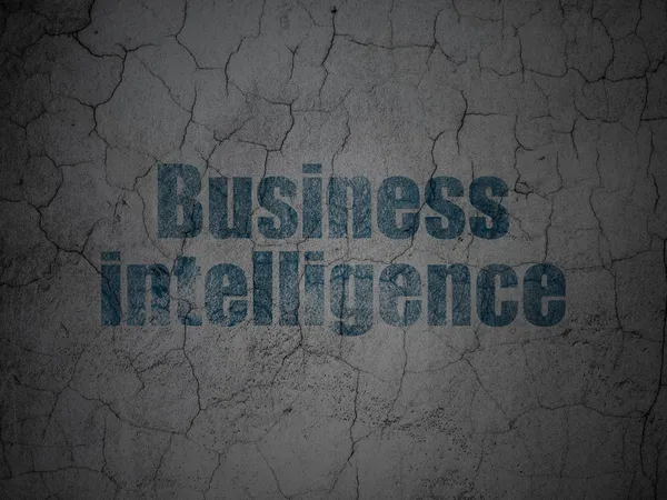 Üzleti koncepció: üzleti intelligencia-a grunge háttér — Stock Fotó