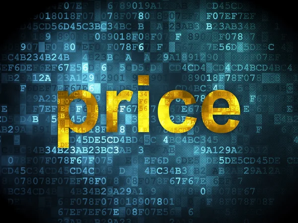 Marketing concept: Price on digital background — Stock Photo, Image