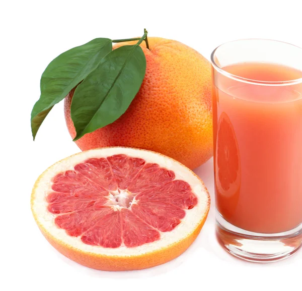 Grapefruit ,orange and juice. — Stock Photo, Image