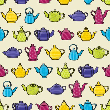 çaydanlıklar sorunsuz arka plan