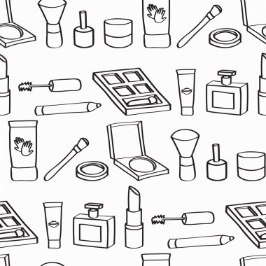 karikatür kozmetik sorunsuz arka plan