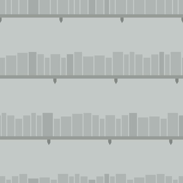 Простые книжные полки бесшовный фон
