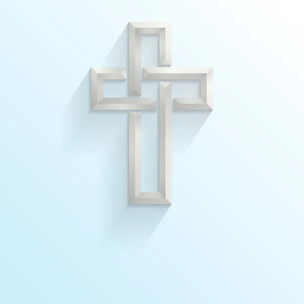 Cruz de Pascua — Vector de stock