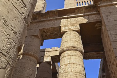 karnak Luxor Tapınağı'nda sütun