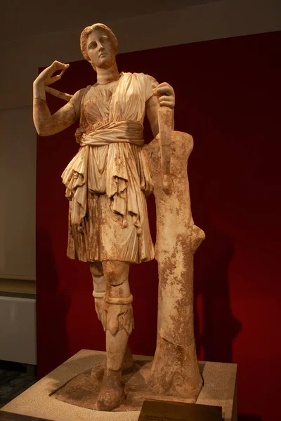 Artemis Sculpture Messenia Museum Greece — Stock Photo, Image