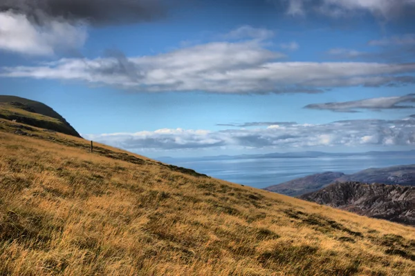 Vue sur la campagne galloise montagneuse — Photo