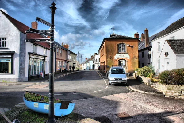 Watchet stadskärna somerset uk — Stockfoto