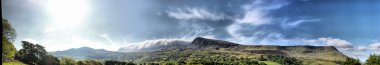 cadair idris dağ silsilesi içinde snowdonia Milli Parkı, Galler güzel manzara Panoraması