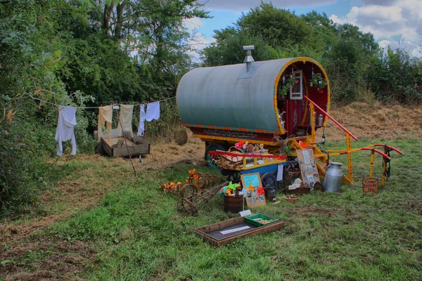 Tradiční romská karavana — Stock fotografie