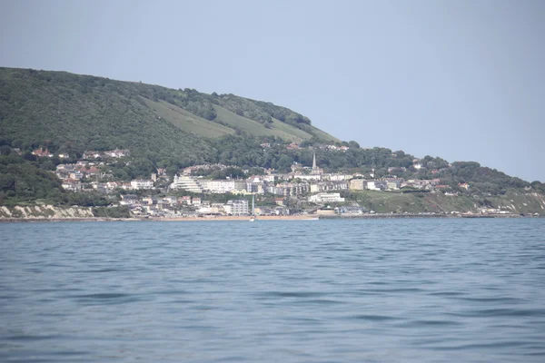 Ventnor, isla de Wight desde el canal inglés — Foto de Stock