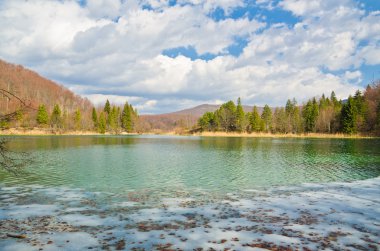 Hırvatistan 'ın Plitvice Gölleri Ulusal Parkı' nda nefes kesici manzara
