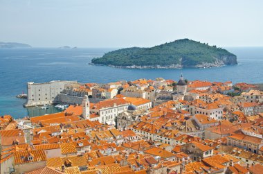 eski Merkezi dubrovnik şehir ve kilise görüntüleme