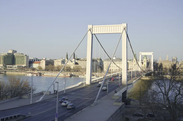 Most łańcuchowy w Budapeszcie. — Zdjęcie stockowe
