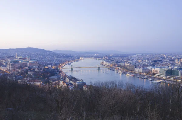 View of Budapest at night, Hungary — Stock Photo, Image