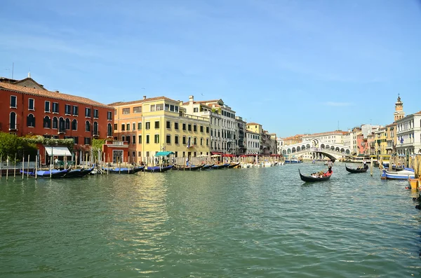 Gondoliér Canal Grande — Stock fotografie