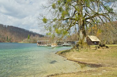 Hırvatistan 'ın Plitvice Gölleri Ulusal Parkı' nda nefes kesici manzara