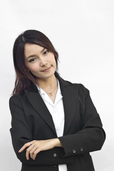 Young business woman isolated — Stock Photo, Image