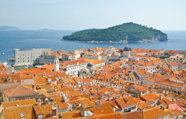 eski Merkezi dubrovnik şehir ve kilise görüntüleme