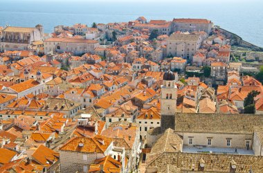 eski Merkezi dubrovnik şehir ve kilise görüntüleme