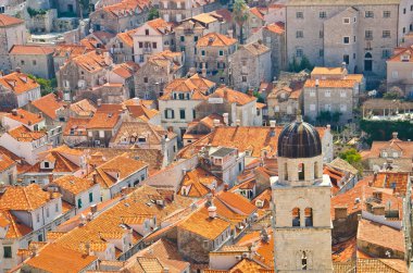 eski Merkezi dubrovnik şehir ve kilise görüntüleme