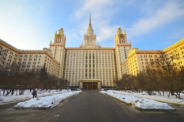 Staatsuniversiteit van Moskou. — Stockfoto