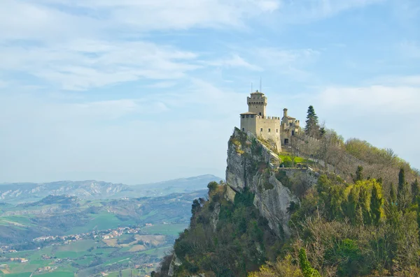 Castillo de San Marino Imagen de stock