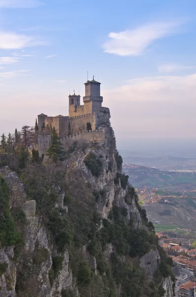 Замок Сан-Марино Стокове Фото