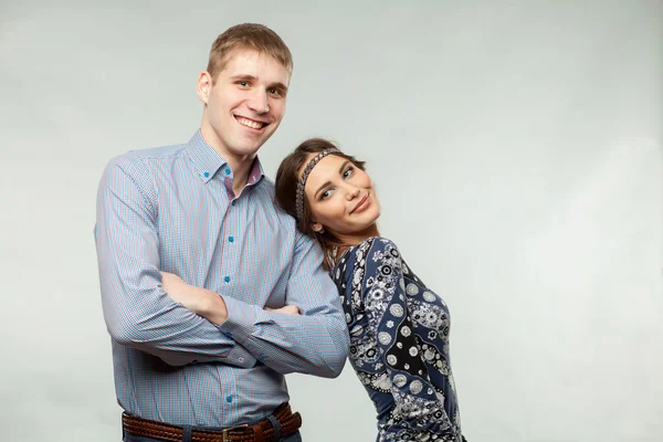 Jongen en meisje — Stockfoto