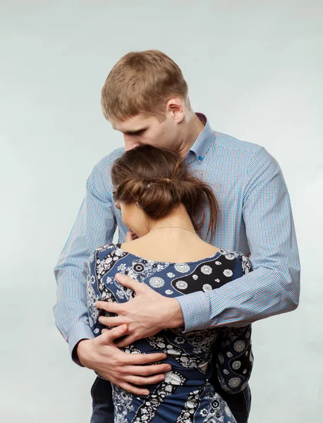 Mann und Mädchen — Stockfoto