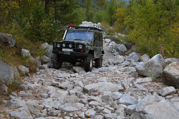 Mountain stony road — Stock Photo, Image