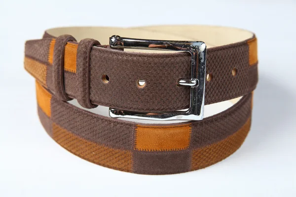 Stylish genuine leather strap — Stock Photo, Image