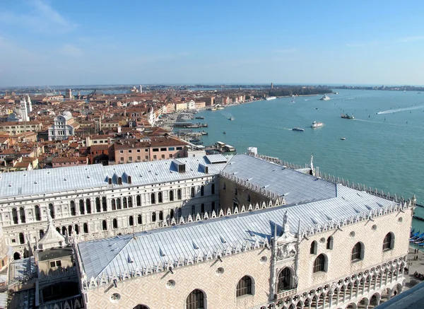 Utsikt over Venezia ovenfra, Italia – stockfoto