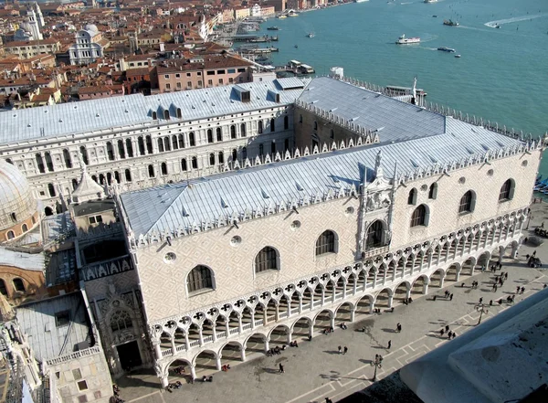 Utsikt over Venezia ovenfra, Italia – stockfoto