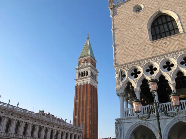 Plaza de San Marcos en Venecia, Italia — Foto de Stock