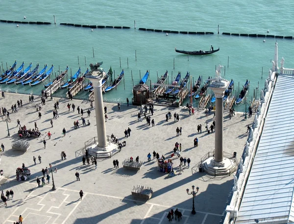 Görünüm st mark's Meydanı'na Venedik, İtalya — Stok fotoğraf