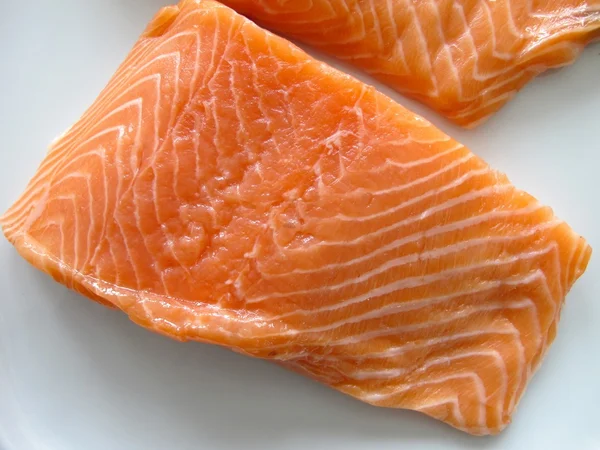 Filetti di salmone — Foto Stock