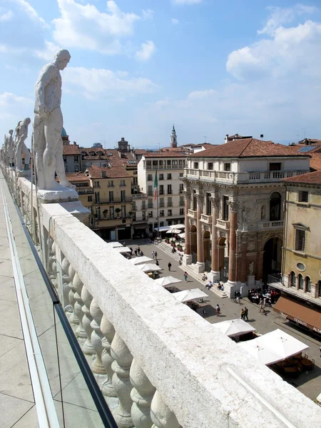 Vicenza ovanifrån, Italien — Stockfoto