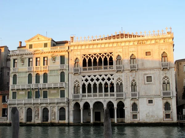 Ca' d'Oro palace at the Grand Canal in Venice, Italy — Stock Photo, Image