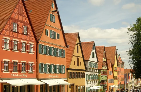 Dinkelsbuhl huizen — Stockfoto