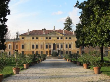 Villa bissari curti. Vicenza şehir Venedik villa