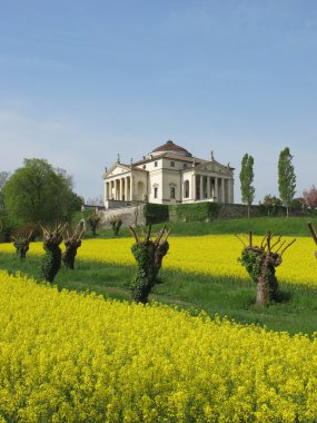 Palladio'nın villa la rotonda, vicenza, İtalya
