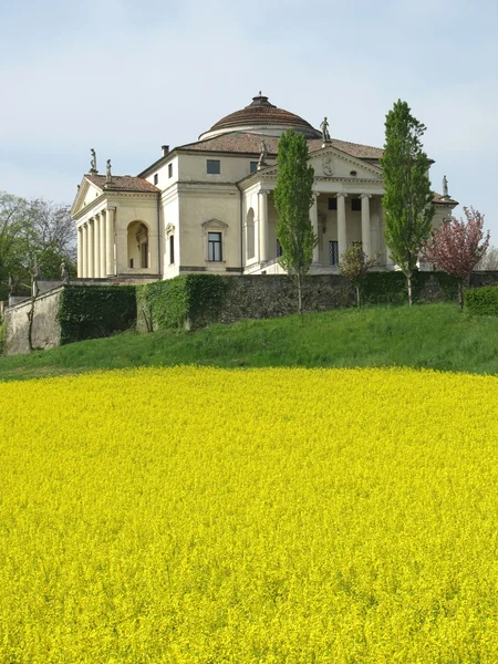 Palladio's Villa La Rotonda  in Vicenza, Italy — Stock Photo, Image