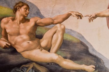 Roma İtalya 08 Mart Adam Michelangelo tarafından yaratıldı