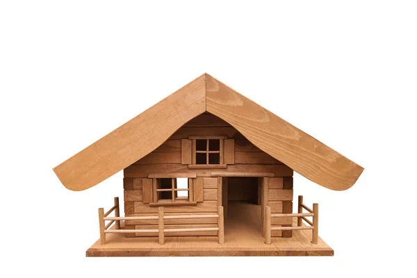 Dřevěný Dům Bytová Architektura — Stock fotografie