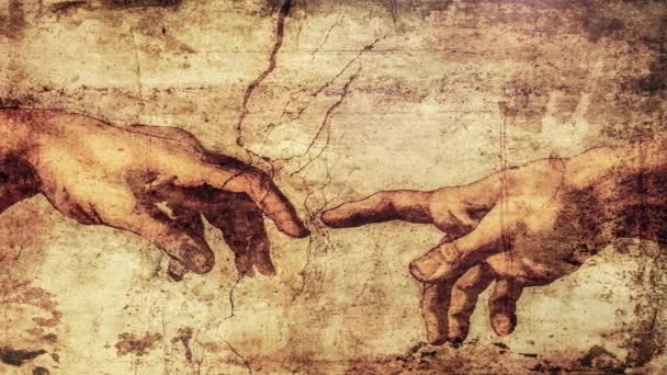 Vatican, Rome Italy March 08 creation of Adam by Michelangelo