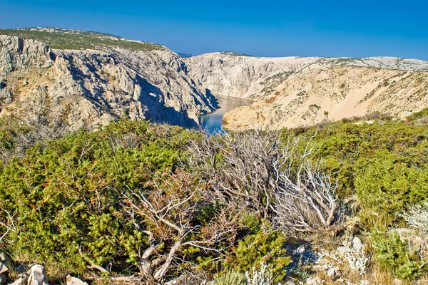 Paesaggio selvaggio del grande canyon di Zrmanja — Foto Stock